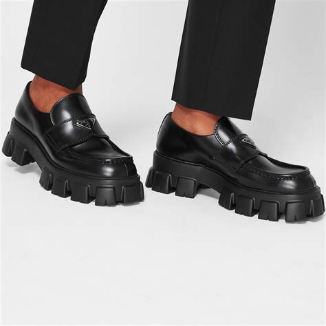 prada pointed monolith loafers|prada monolith loafers dupe.